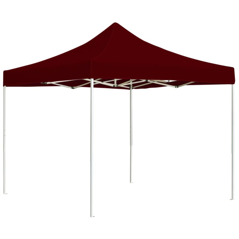 vidaXL Profi-Partyzelt Faltbar Aluminium 3×3 m Weinrot vidaXL Profi-Partyzelt Faltbar Aluminium 3×3 m Weinrot