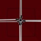 vidaXL Profi-Partyzelt Faltbar Aluminium 3×3 m Weinrot vidaXL Profi-Partyzelt Faltbar Aluminium 3×3 m Weinrot