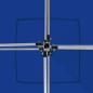 vidaXL Profi-Partyzelt Faltbar Aluminium 2x2 m Blau vidaXL Profi-Partyzelt Faltbar Aluminium 2x2 m Blau