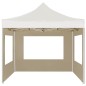 vidaXL Profi-Partyzelt Faltbar mit Wänden Aluminium 2×2m Creme vidaXL Profi-Partyzelt Faltbar mit Wänden Aluminium 2×2m Creme
