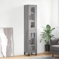 Highboard Grau Sonoma 34,5x34x180 cm Holzwerkstoff Highboard Grau Sonoma 34,5x34x180 cm Holzwerkstoff