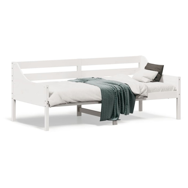 vidaXL Tagesbett Weiß 75x190 cm Massivholz Kiefer vidaXL Tagesbett Weiß 75x190 cm Massivholz Kiefer