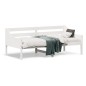 vidaXL Tagesbett Weiß 75x190 cm Massivholz Kiefer vidaXL Tagesbett Weiß 75x190 cm Massivholz Kiefer