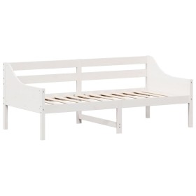 vidaXL Tagesbett Weiß 75x190 cm Massivholz Kiefer
