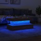 vidaXL Couchtisch mit LED-Leuchten Braun Eichen-Optik 90x50x40 cm vidaXL Couchtisch mit LED-Leuchten Braun Eichen-Optik 90x50x40 cm