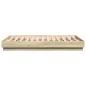vidaXL Bettgestell Sonoma-Eiche 135x190 cm Holzwerkstoff vidaXL Bettgestell Sonoma-Eiche 135x190 cm Holzwerkstoff
