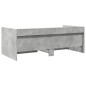 vidaXL Tagesbett mit Schubladen Betongrau 75x190 cm Holzwerkstoff vidaXL Tagesbett mit Schubladen Betongrau 75x190 cm Holzwerkstoff