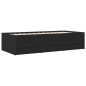 vidaXL Tagesbett mit Schubladen Schwarz 75x190 cm Holzwerkstoff vidaXL Tagesbett mit Schubladen Schwarz 75x190 cm Holzwerkstoff