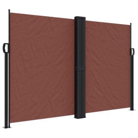 vidaXL Seitenmarkise Ausziehbar Braun 160x1000 cm