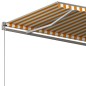 Standmarkise Automatisch 600x350 cm Gelb/Weiß Standmarkise Automatisch 600x350 cm Gelb/Weiß