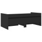 vidaXL Tagesbett mit Schubladen Schwarz 75x190 cm Holzwerkstoff vidaXL Tagesbett mit Schubladen Schwarz 75x190 cm Holzwerkstoff