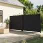 vidaXL Seitenmarkise Ausziehbar Schwarz 160x1000 cm vidaXL Seitenmarkise Ausziehbar Schwarz 160x1000 cm