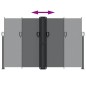 vidaXL Seitenmarkise Ausziehbar Schwarz 160x1000 cm vidaXL Seitenmarkise Ausziehbar Schwarz 160x1000 cm