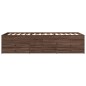 vidaXL Tagesbett Schubladen Braun Eiche-Optik 75x190 cm Holzwerkstoff vidaXL Tagesbett Schubladen Braun Eiche-Optik 75x190 cm Holzwerkstoff