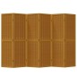 vidaXL 6-tlg. Raumteiler Braun Massivholz Paulownia vidaXL 6-tlg. Raumteiler Braun Massivholz Paulownia