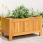 vidaXL Pflanzkübel mit Einlage 54x31x30 cm Massivholz Akazie vidaXL Pflanzkübel mit Einlage 54x31x30 cm Massivholz Akazie
