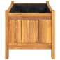 vidaXL Pflanzkübel mit Einlage 54x31x30 cm Massivholz Akazie vidaXL Pflanzkübel mit Einlage 54x31x30 cm Massivholz Akazie