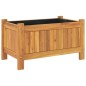 vidaXL Pflanzkübel mit Einlage 54x31x30 cm Massivholz Akazie vidaXL Pflanzkübel mit Einlage 54x31x30 cm Massivholz Akazie