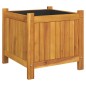 vidaXL Pflanzkübel mit Einlage 42x42x40 cm Massivholz Akazie vidaXL Pflanzkübel mit Einlage 42x42x40 cm Massivholz Akazie