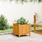 vidaXL Pflanzkübel mit Einlage 42x42x40 cm Massivholz Akazie vidaXL Pflanzkübel mit Einlage 42x42x40 cm Massivholz Akazie