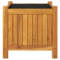 vidaXL Pflanzkübel mit Einlage 42x42x40 cm Massivholz Akazie vidaXL Pflanzkübel mit Einlage 42x42x40 cm Massivholz Akazie