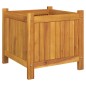 vidaXL Pflanzkübel mit Einlage 42x42x40 cm Massivholz Akazie vidaXL Pflanzkübel mit Einlage 42x42x40 cm Massivholz Akazie