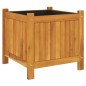 vidaXL Pflanzkübel mit Einlage 42x42x40 cm Massivholz Akazie vidaXL Pflanzkübel mit Einlage 42x42x40 cm Massivholz Akazie