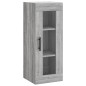 Highboard Grau Sonoma 34,5x34x180 cm Holzwerkstoff Highboard Grau Sonoma 34,5x34x180 cm Holzwerkstoff