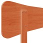 vidaXL Kopfteil Wachsbraun 200 cm Massivholz Kiefer