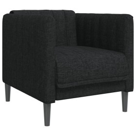 vidaXL Sessel Schwarz Stoff