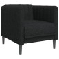 vidaXL Sessel Schwarz Stoff vidaXL Sessel Schwarz Stoff
