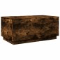 vidaXL Couchtisch mit LED-Leuchten Räuchereiche 90x50x40 cm vidaXL Couchtisch mit LED-Leuchten Räuchereiche 90x50x40 cm