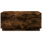 vidaXL Couchtisch mit LED-Leuchten Räuchereiche 90x50x40 cm vidaXL Couchtisch mit LED-Leuchten Räuchereiche 90x50x40 cm