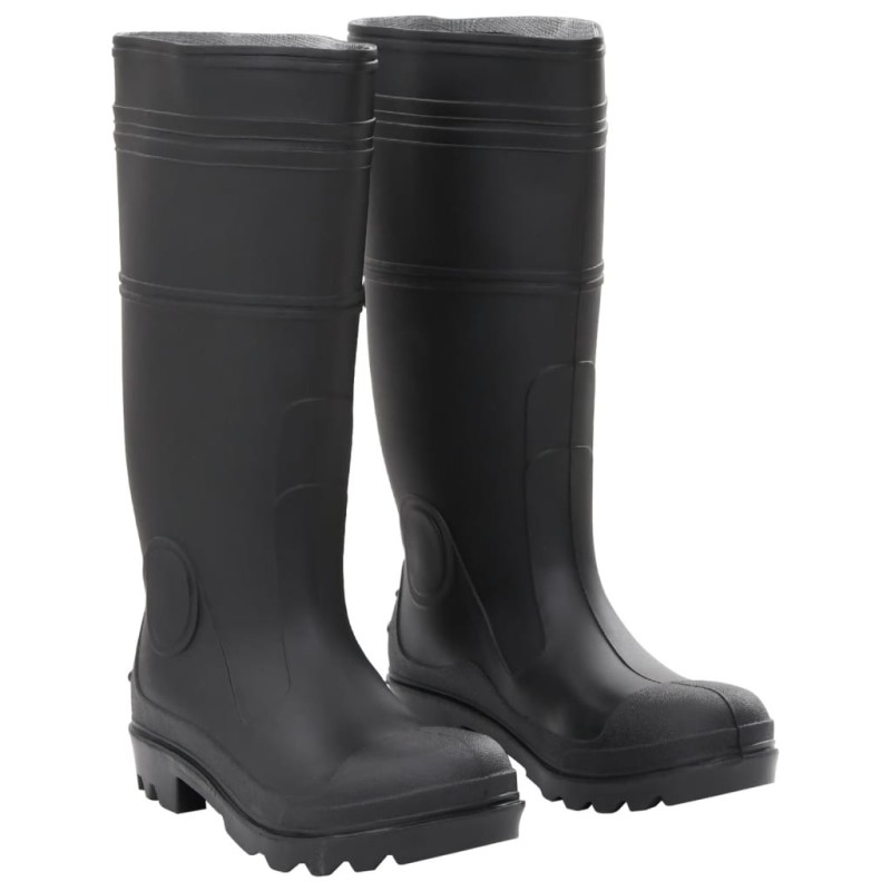 vidaXL Gummistiefel Schwarz Größe 38 PVC vidaXL Gummistiefel Schwarz Größe 38 PVC