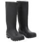 vidaXL Gummistiefel Schwarz Größe 38 PVC vidaXL Gummistiefel Schwarz Größe 38 PVC
