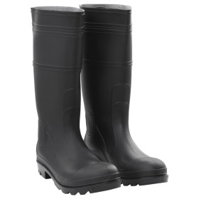 vidaXL Gummistiefel Schwarz Größe 44 PVC