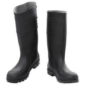 vidaXL Gummistiefel Schwarz Größe 44 PVC