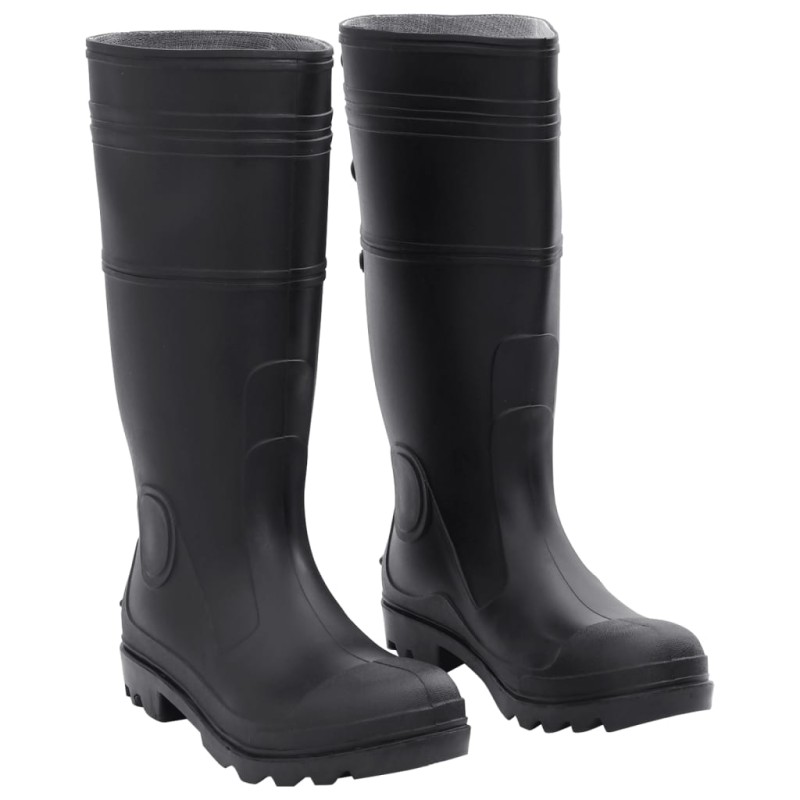 vidaXL Gummistiefel Schwarz Größe 42 PVC vidaXL Gummistiefel Schwarz Größe 42 PVC