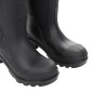 vidaXL Gummistiefel mit Herausnehmbarem Innenfutter Schwarz Gr. 40 PVC vidaXL Gummistiefel mit Herausnehmbarem Innenfutter Schwarz Gr. 40 PVC