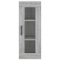 Highboard Grau Sonoma 34,5x34x180 cm Holzwerkstoff Highboard Grau Sonoma 34,5x34x180 cm Holzwerkstoff