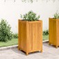 vidaXL Pflanzkübel mit Einlage 42x42x75 cm Massivholz Akazie vidaXL Pflanzkübel mit Einlage 42x42x75 cm Massivholz Akazie