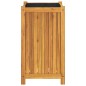 vidaXL Pflanzkübel mit Einlage 42x42x75 cm Massivholz Akazie vidaXL Pflanzkübel mit Einlage 42x42x75 cm Massivholz Akazie
