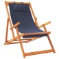vidaXL Strandstühle 2 Stk. Klappbar Blau Stoff vidaXL Strandstühle 2 Stk. Klappbar Blau Stoff