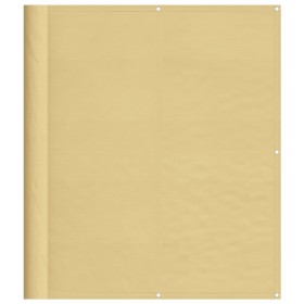 vidaXL Balkon-Sichtschutz Sandfarben 120x300 cm 100% Polyester-Oxford