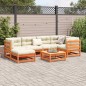 vidaXL 7-tlg. Garten-Sofagarnitur Wachsbraun Massivholz Kiefer vidaXL 7-tlg. Garten-Sofagarnitur Wachsbraun Massivholz Kiefer