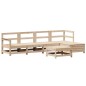 vidaXL 6-tlg. Garten-Sofagarnitur Massivholz Kiefer vidaXL 6-tlg. Garten-Sofagarnitur Massivholz Kiefer