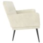 vidaXL Sitzbank Creme 108x79x79 cm Samt vidaXL Sitzbank Creme 108x79x79 cm Samt