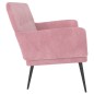 vidaXL Sitzbank Rosa 108x79x79 cm Samt vidaXL Sitzbank Rosa 108x79x79 cm Samt