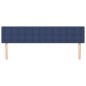 vidaXL Kopfteile 2 Stk. Blau 90x5x78/88 cm Stoff vidaXL Kopfteile 2 Stk. Blau 90x5x78/88 cm Stoff