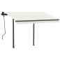 Gelenkarmmarkise mit LED 3x2,5 m Creme Gelenkarmmarkise mit LED 3x2,5 m Creme